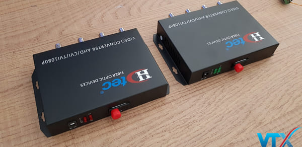 Media converter quang 4 port 1080p hdtec