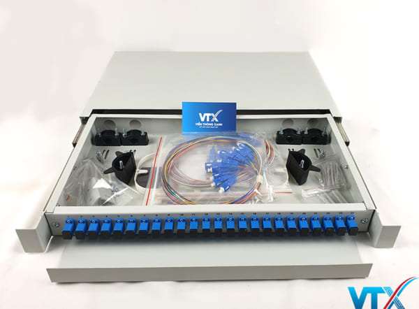 ODF 24FO SC Khay trượt đầy đủ phụ kiện