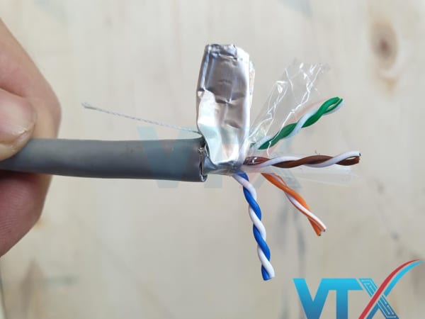 Cáp Mạng Alantek Cat 6 4-Pair FTP 301-60F8LG-03GY