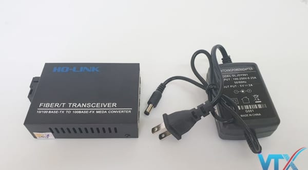 Converter quang 4 cổng LAN HOLink HL-SF-1004