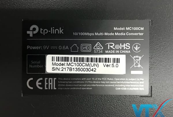 Converter quang TP-Link MC100CM