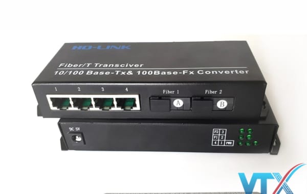 Switch 2 cổng quang SC + 4 cổng RJ45 HOLINK HL-FT-2F4E