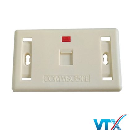 Mặt Wallplate Commscope 1 port | PN: 2-272378-1