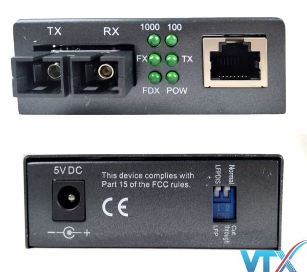 converter quang Optone 2 sợi OPT1100S80