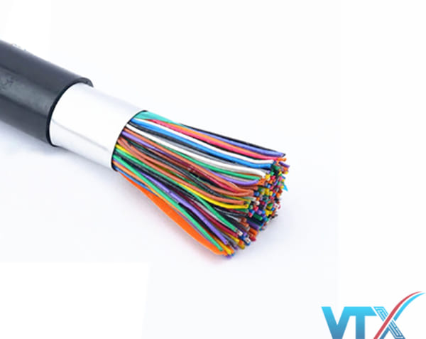 Cáp điện thoại luồn cống