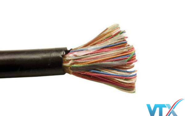 Cáp điện thoại luồn cống