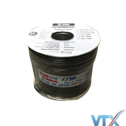 Cáp điện thoại Sino 2 đôi