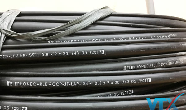 Cáp điện thoại 30 đôi treo ngoài trời