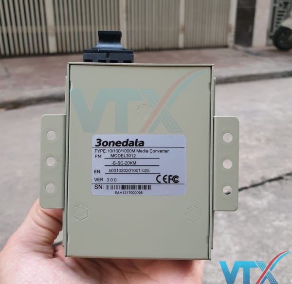 Bộ chuyển đổi quang điện 3onedata Model 3012