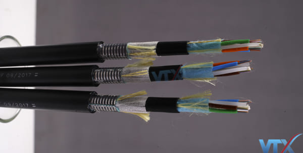 Cáp quang cống kim loại | Cáp quang luồn cống kim loại chôn trực tiếp