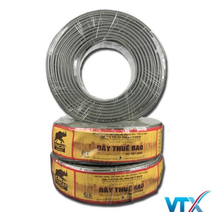Cáp điện thoại Vinacap 2 đôi (4 lõi) 2x2x0.4