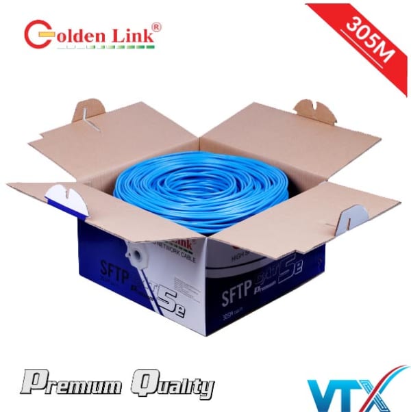 Cáp mạng CAT5E SFTP (Golden Link)