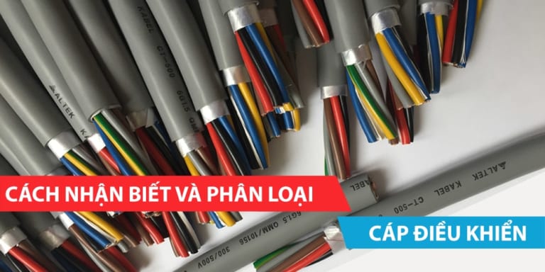 Cách nhận biết và phân loại cáp điều khiển