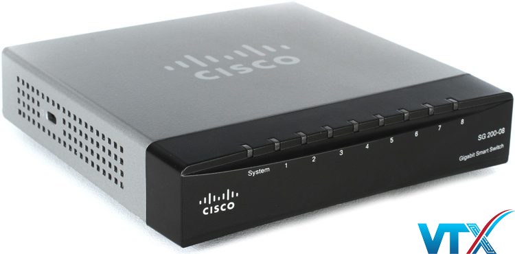 Switch là gì Switch là gì - Switch chia mạng Cisco 8Port – Cisco SG200-08