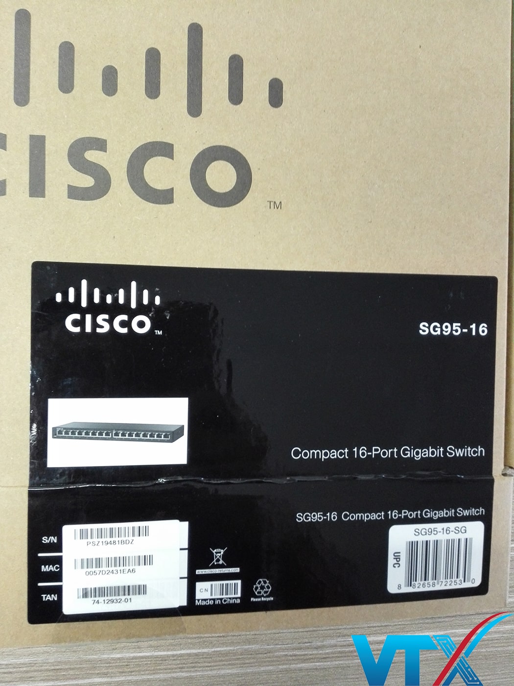 Switch chia mạng Cisco 16port-SG95-16