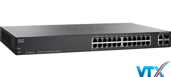Switch chia mạng Cisco 24Port SF200-24