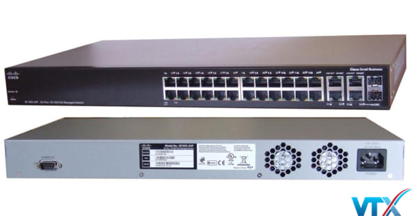 Switch chia mạng Cisco SF300-24 - Cisco 24Port 10/100Mbps