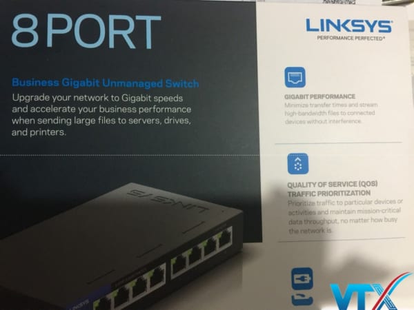 Switch chia mạng Linksys LGS-108 8Port