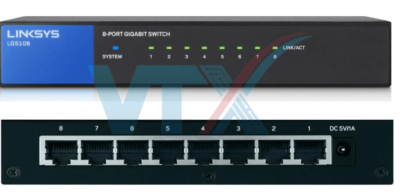 Switch chia mạng Linksys LGS-108 8Port 