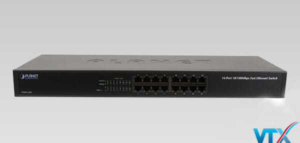 Switch chia mạng PLANET 16-Port FNSW-1601 10100Base-TX