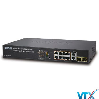 Switch chia mạng PLANET PoE FGSD-1008HPS
