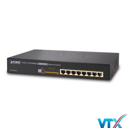 Switch chia mạng PLANET PoE FSD-808HP