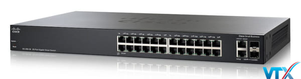 Switch chia mạng PoE Cisco SG200-26P