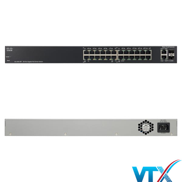 Switch chia mạng PoE Cisco SG200-26P