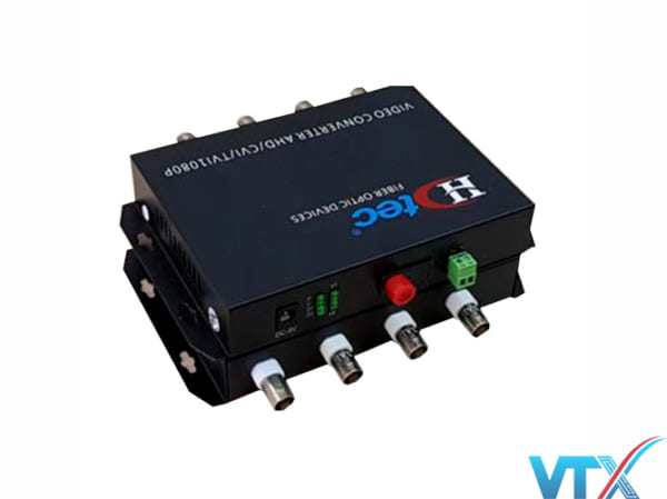 Video Converter quang 4 kênh HDTec + RS485