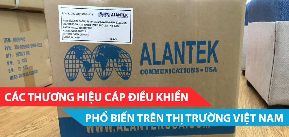 Một số thương hiệu cáp điều khiển được ưa chuộng tại Việt Nam hiện nay