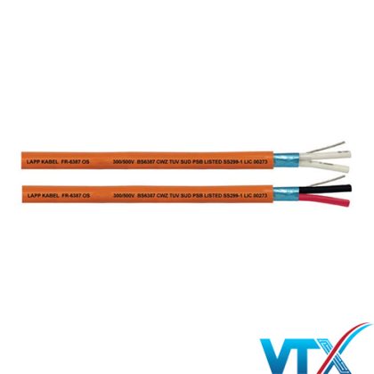 Cáp điều khiển chống cháy Lapp Kabel FR-6387 OS 1 Pair 1.0 | 3805860