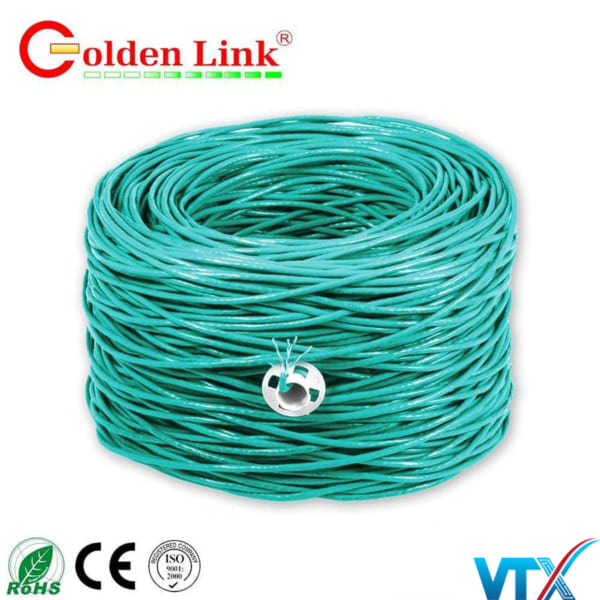 Dây cáp mạng Golden Link Cat 5e FTP Plus (Đồng nguyên chất)