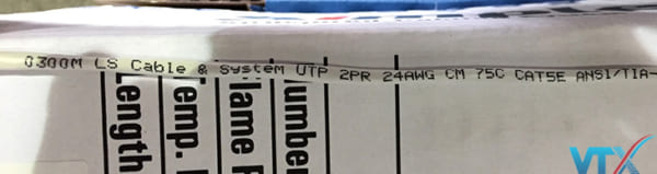 Cáp mạng LS Vina Cat5e 2 Pair