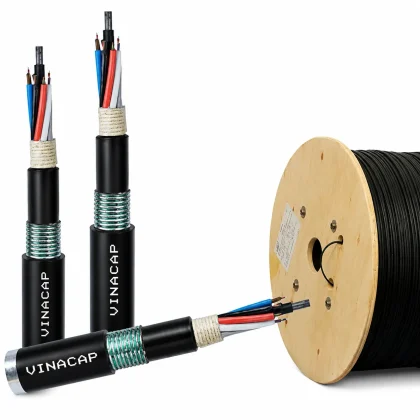 Cáp quang cống kim loại 8FO