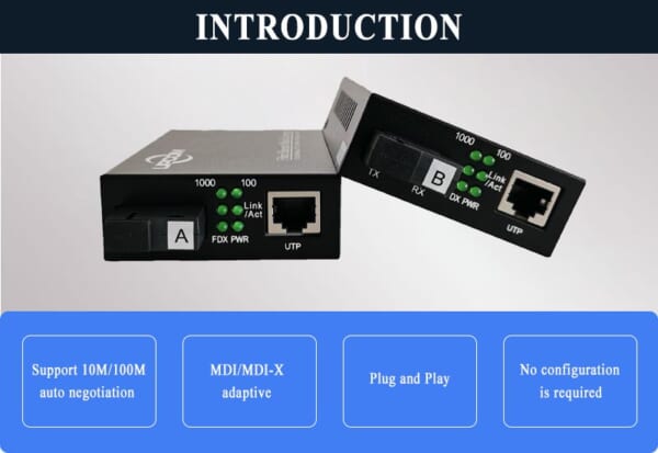 Converter quang Upcom MC201