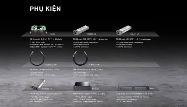 Switch Quản Lý JetStream L3 Stackable 28 port Gigabit | PN: T3700G-28TQ
