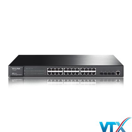 Switch quản lý JetStream 24-port + 4 ports gigabit L2 TP-Link | PN: TL-SL5428E