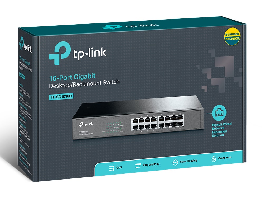 Switch chia mạng TP Link 16Port Gigabit |PN: TL-SG1016D