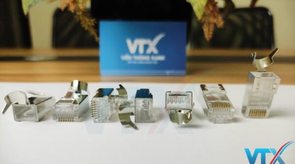 Hạt mạng Cat6A FTP chống nhiễu có đuôi