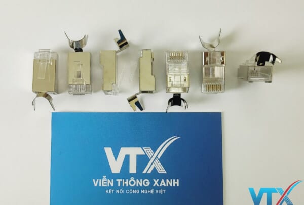 Hạt mạng Cat6A FTP chống nhiễu có đuôi