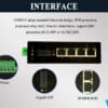 Switch công nghiệp Upcom 4 port RJ45 + 1 port SC | PN:IES405-F