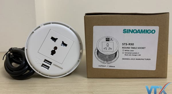 Ổ cắm âm bàn Sino Amigo STS-R90