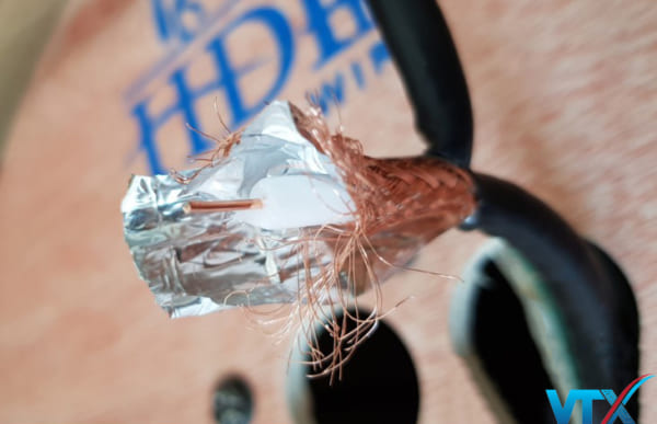 Cáp đồng trục RG6 HDPRO 2 lớp bạc TRI SHIELD