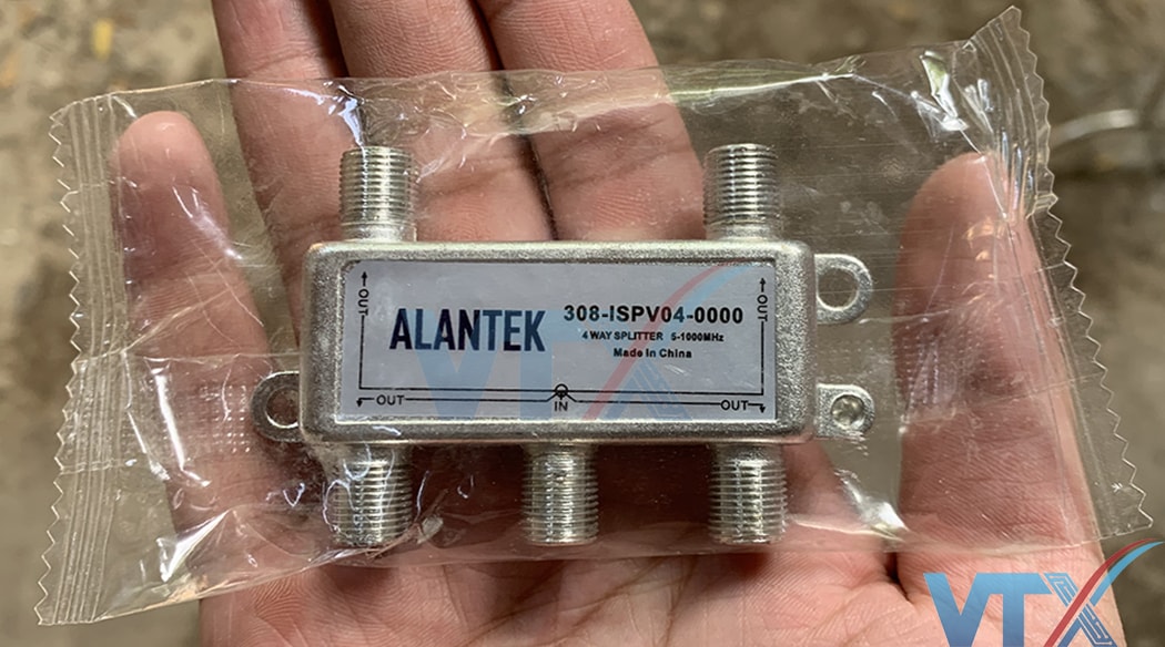 Bộ chia tín hiệu Alantek Spliter 4 cổng 308-ISPV04-0000