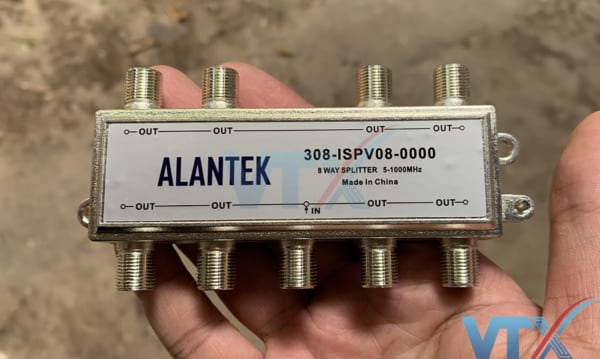 Bộ chia tín hiệu Alantek Spliter 8 cổng 308-ISPV08-0000