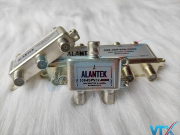 Bộ chia tín hiệu truyền hình Alantek Spliter 2 Way 308-ISPV02-0000