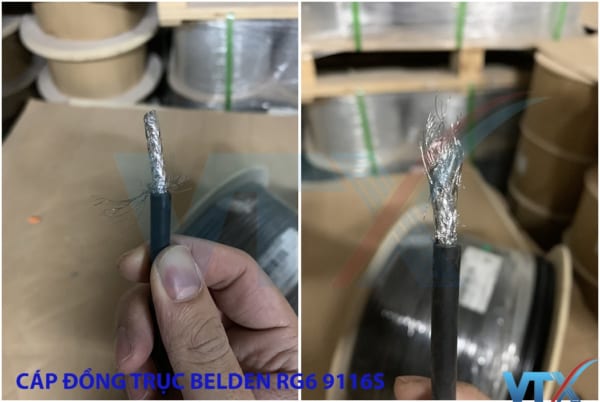 Cáp đồng trục Belden RG6 chính hãng | PN: 9116S