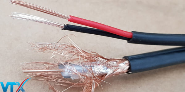 Cáp đồng trục liền nguồn HDPRO RG6 + 2C COPPER