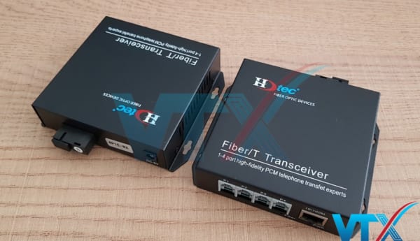 Bộ chuyển đổi quang sang RJ11/RJ12 HDTec 4 port RJ11/RJ12
