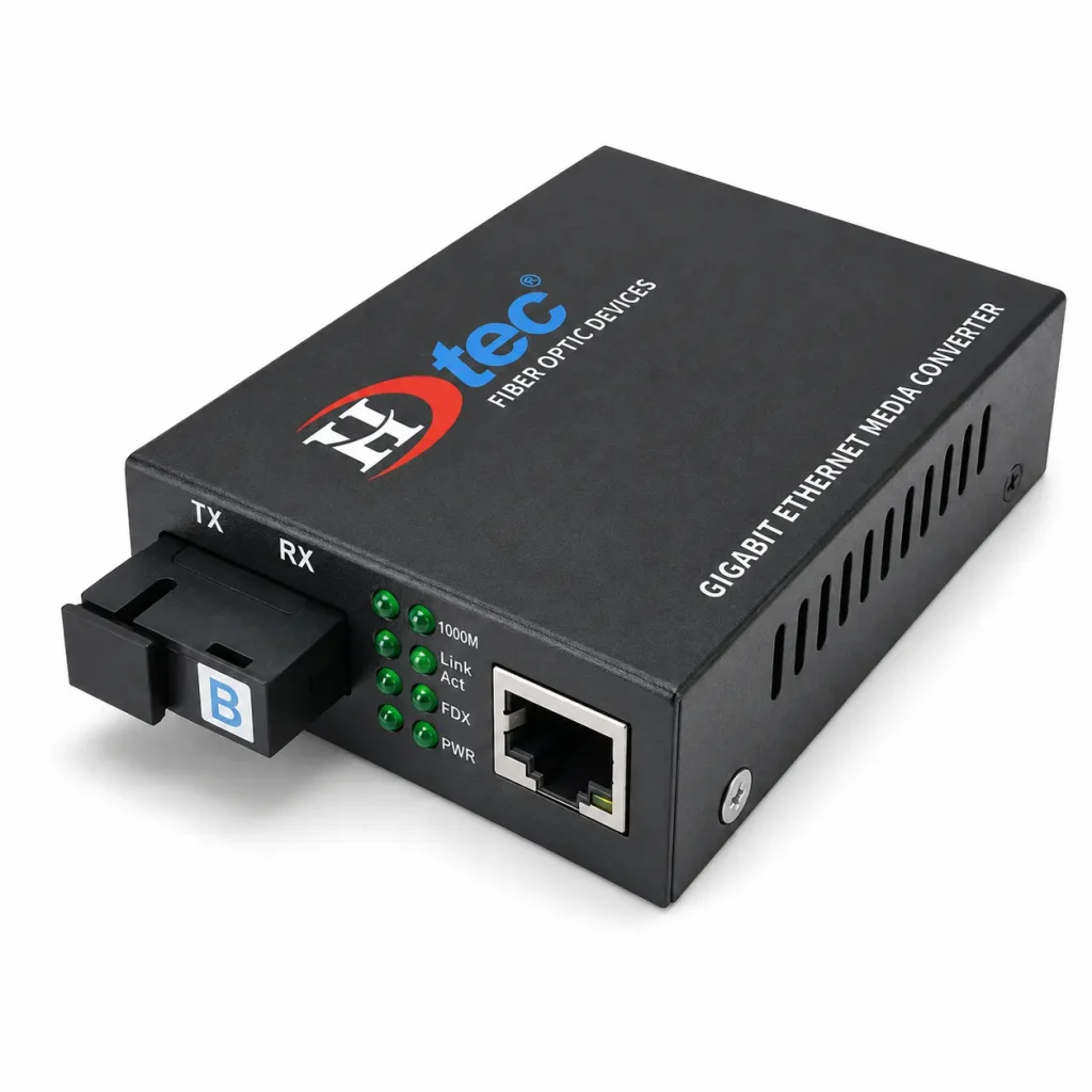Bộ chuyển đổi quang điện 1 sợi HDTec